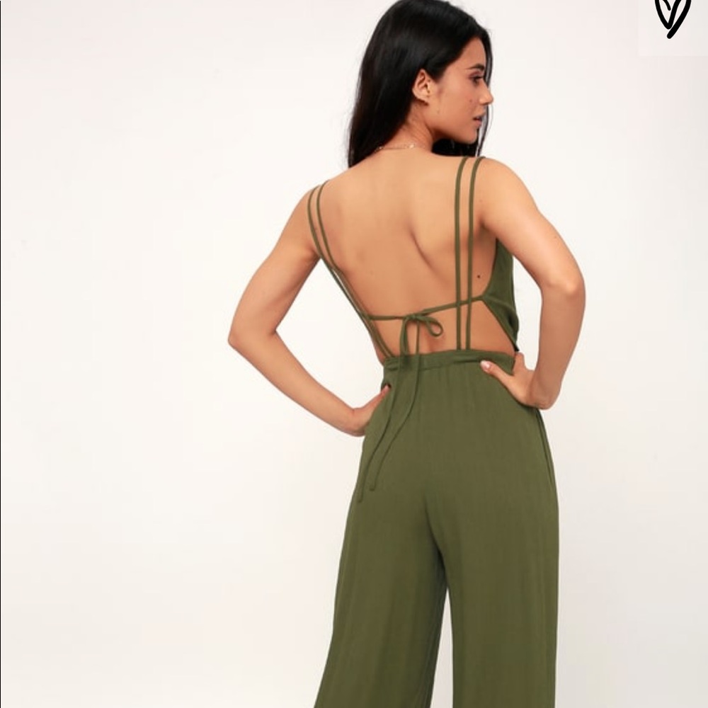 Wandering Spirit Green Jumpsuit Small
